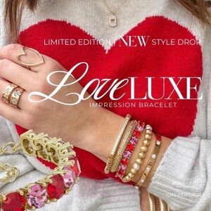 NIB LIMITED EDITION - Park Lane - LOVE LUXE - Pink & Red Impression Bracelet